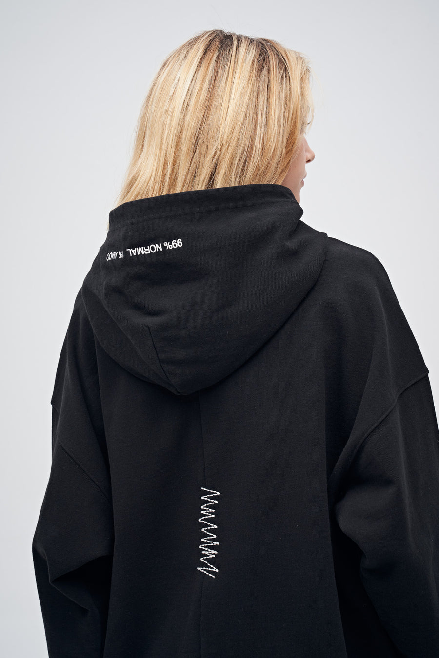 90s Vintage Two Seasons Hoodie Black