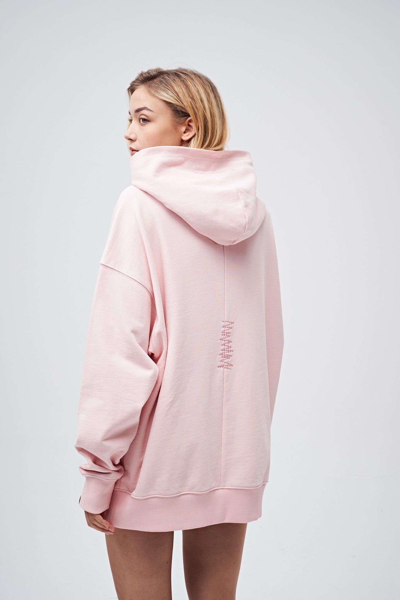 Hoodie in outlet pink