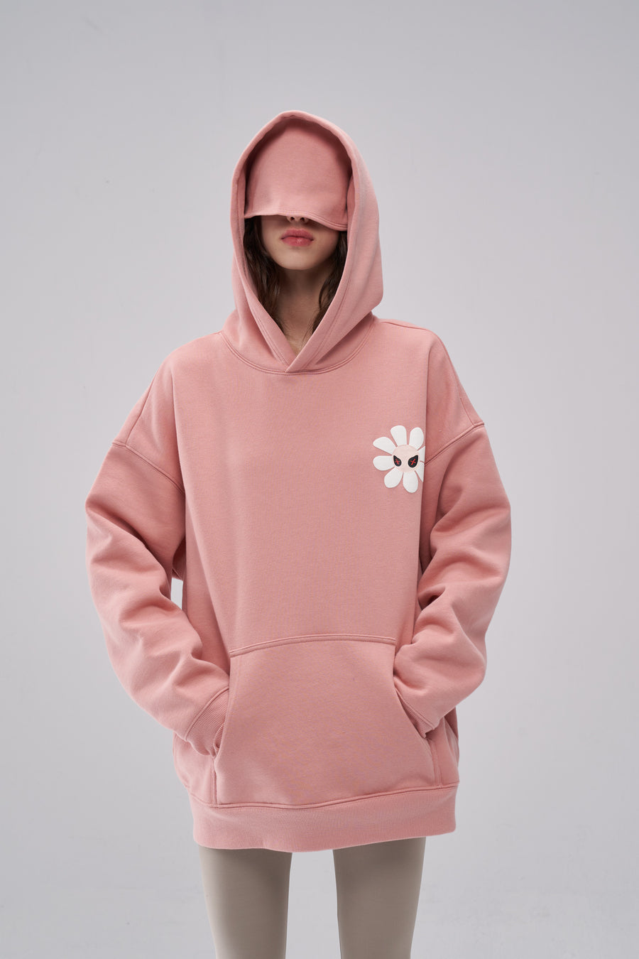 "Aster" Fleur Pink Hoodie
