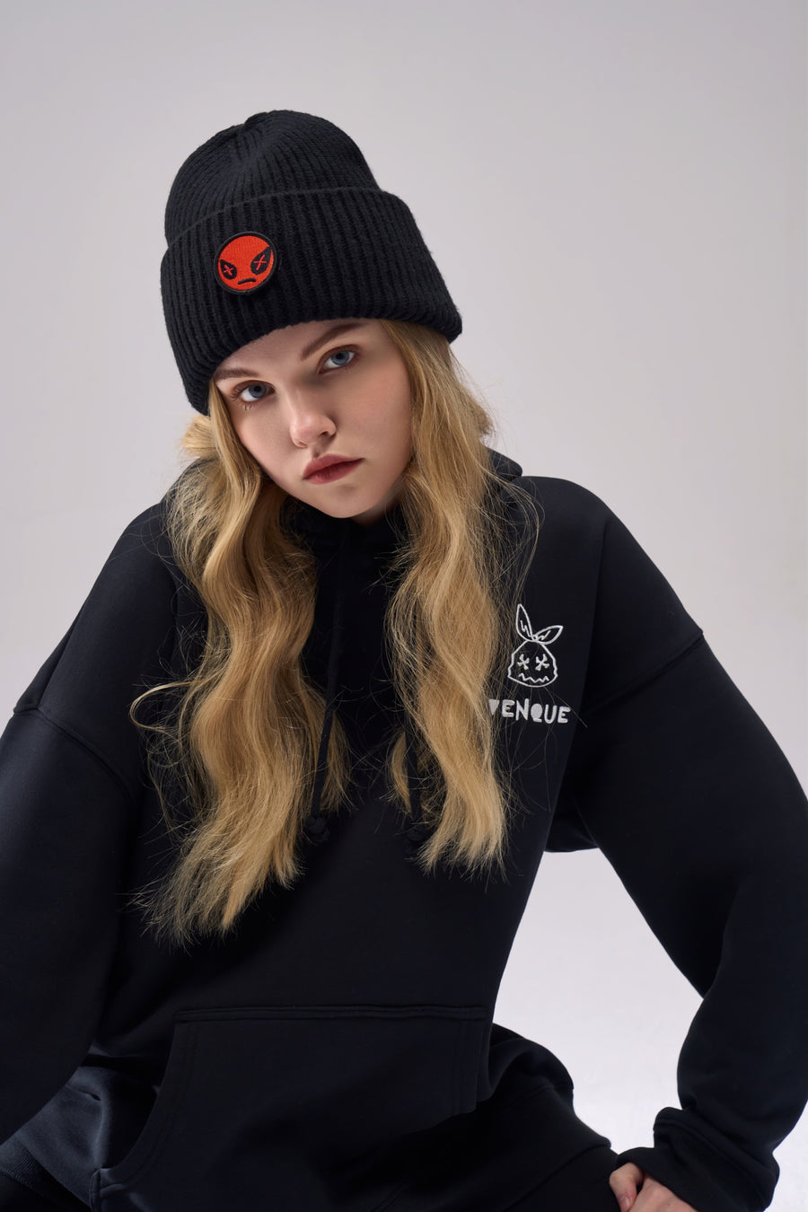 "The Bunny" Hoodie - Special Art Collection Hoodie by VENQUE x Kandinsky