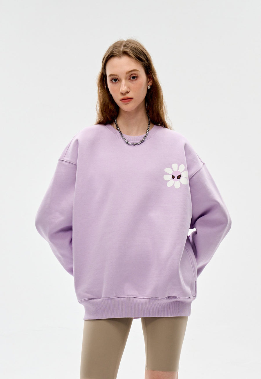 "Aster" Fleur Lavender Sweatshirt