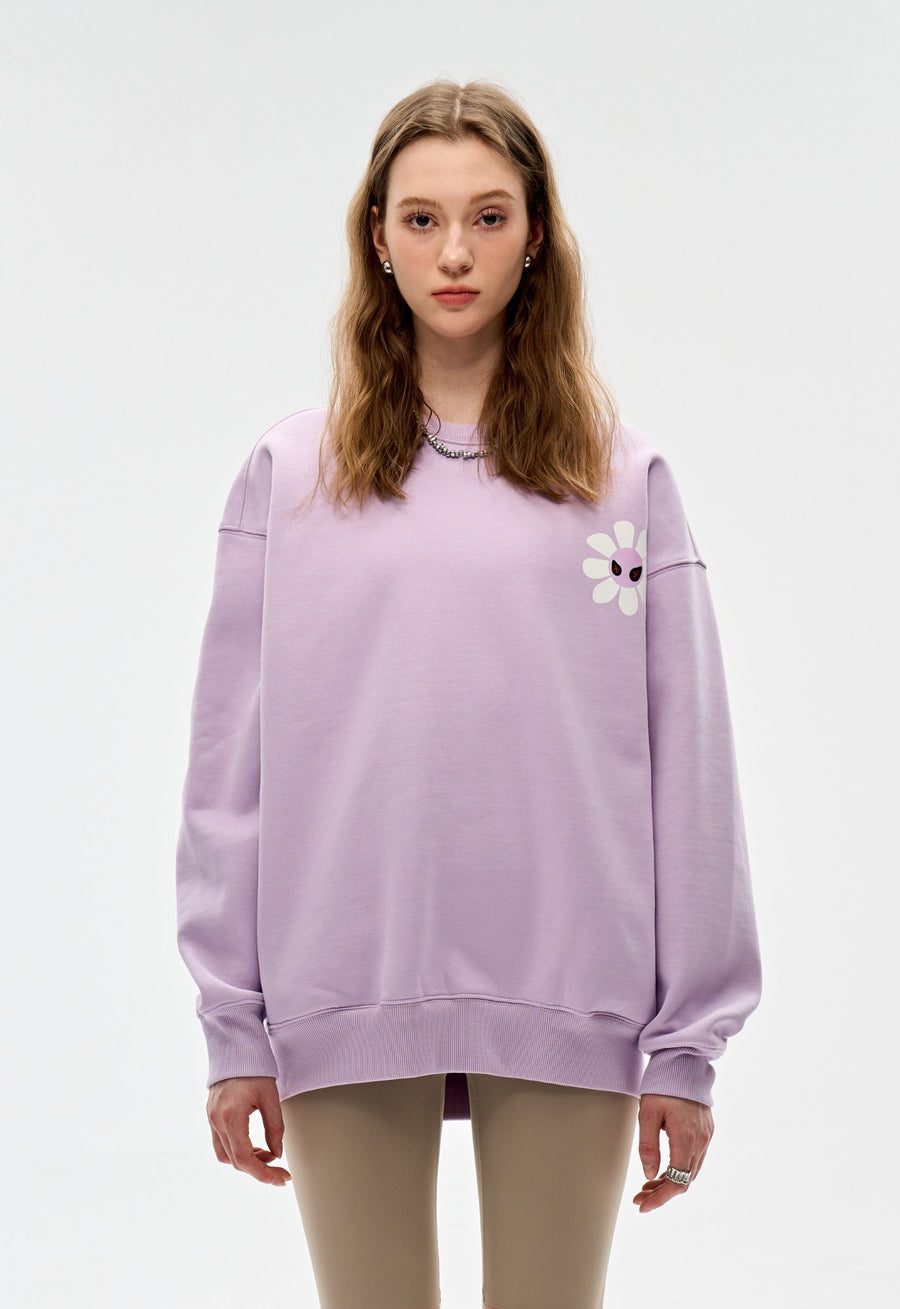 "Aster" Fleur Lavender Sweatshirt