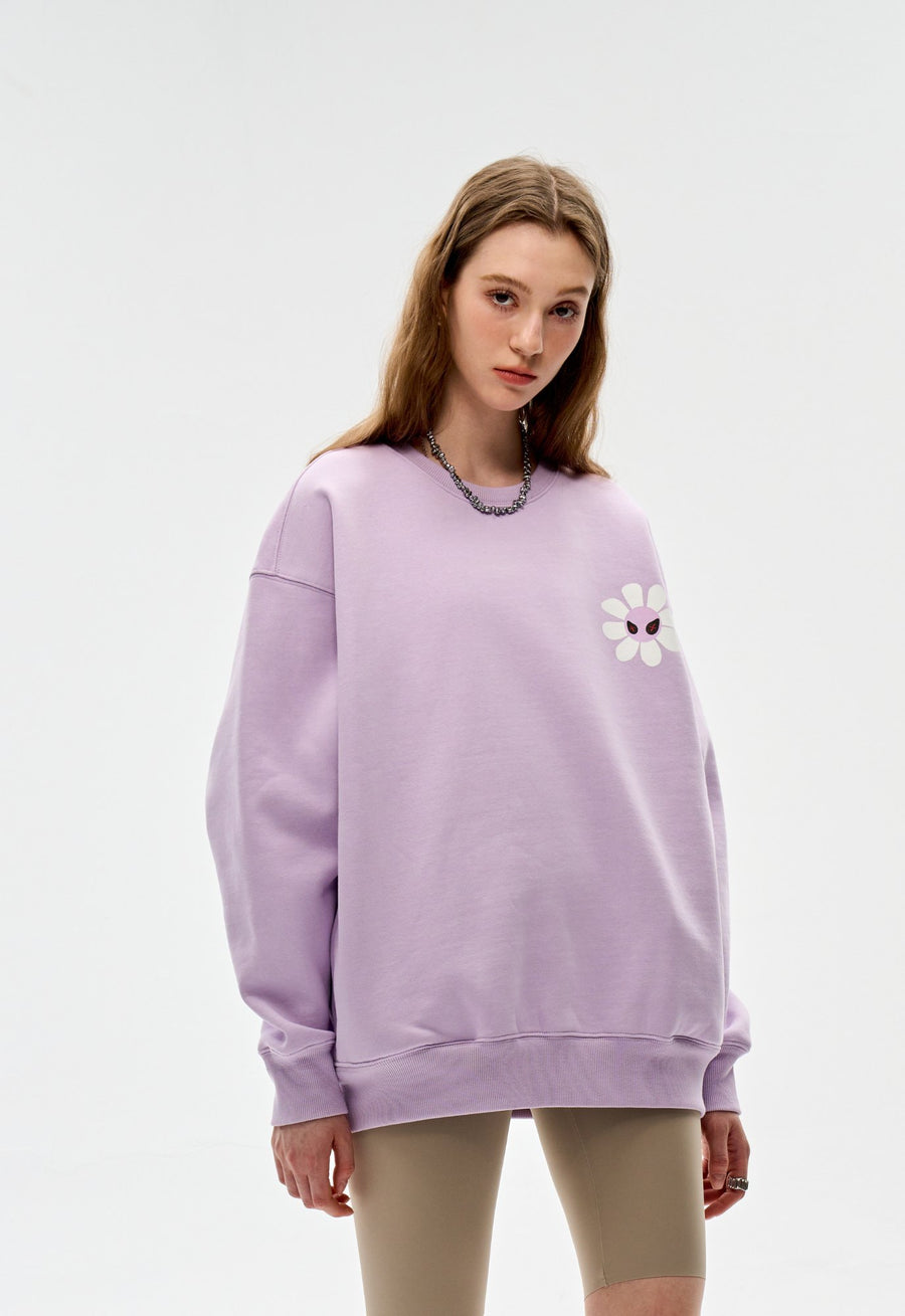 "Aster" Fleur Lavender Sweatshirt