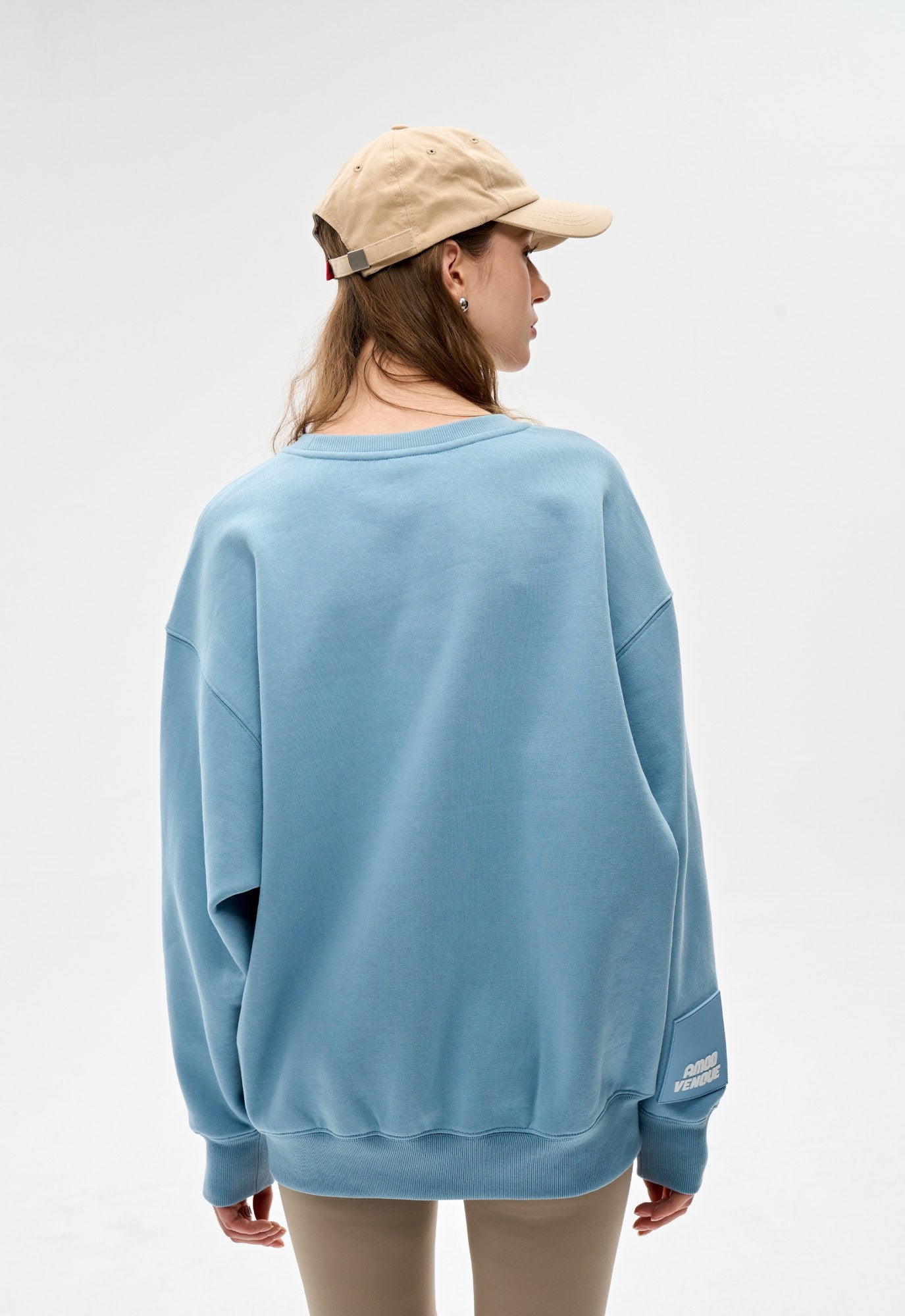"Pixel" Fog Blue Sweatshirt